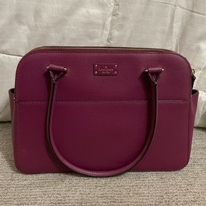 Kate Spade Pink Maroon Handbag